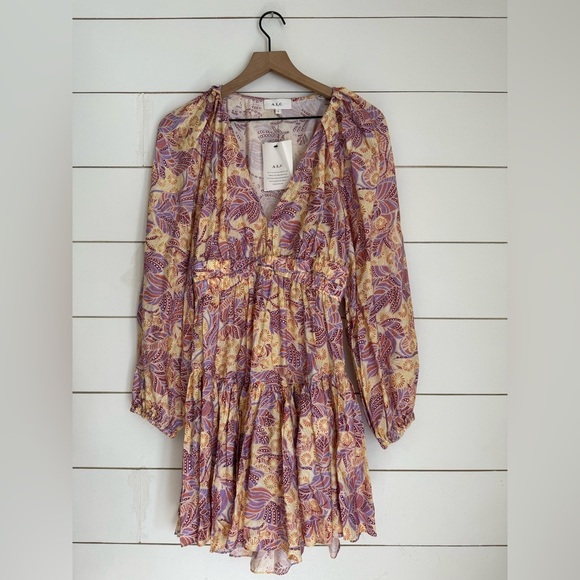 A.L.C. Isla V Neck Tiered Dress - Picture 7 of 12